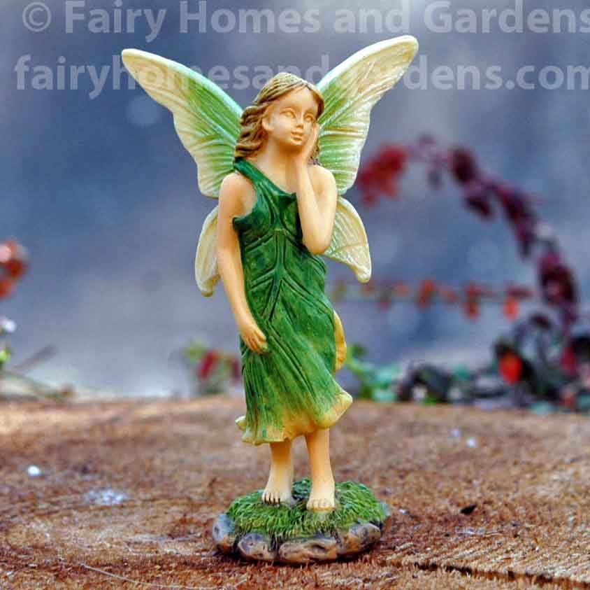 Fairy Garden Mini Set of 4 Woodland Standing Fairies 