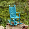 Miniature Blue Rocking Chair