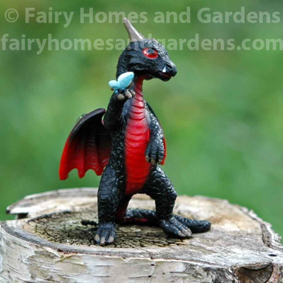 African American Fairy Figurine with Black Dragon Pacific Giftware New in Box! 