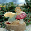 Miniature Top Collection Flower Fairy with Mushroom