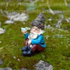 Miniature Nature Gnome and Tiny bird