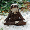 Miniature Collectible Sloth Meditating Figurine
