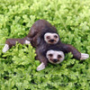Mama and Baby Sloth Miniature Collectible