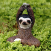 Miniature Yoga Sloth Collectible Figurine