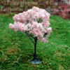 Miniature Artificial Pink Flowering Tree