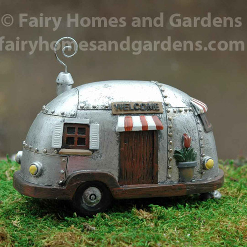 Vintage Silver Fairy Camper