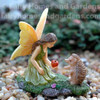 Woodland Knoll Fairy with Hedgehog 