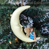 Fairy on a Crescent Moon Ornament