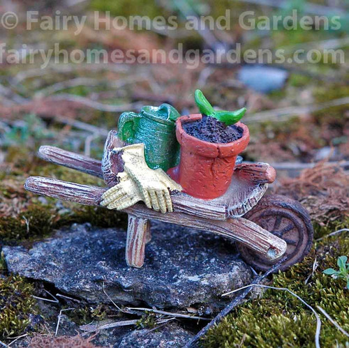 Woodland Knoll Miniature Wheelbarrow