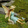 Fairy Girl with Tiny Bluebird Figurine
