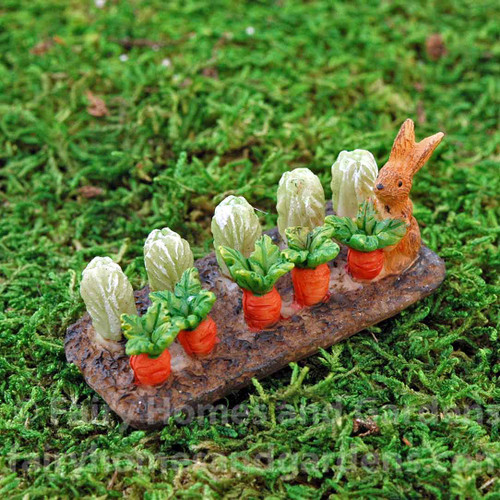 Miniature Woodland Knoll Bunny Garden Spot