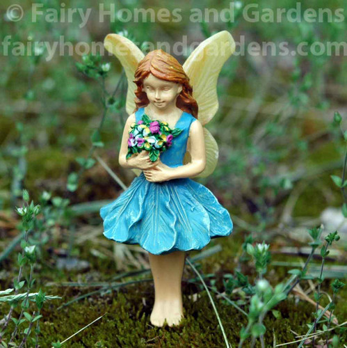 Woodland Knoll Fairy with Glowing Wings