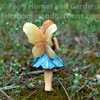 Woodland Knoll Fairy with Glowing Wings Back View