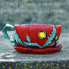 Poppy Teacup Planter Back View