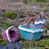 Miniature Daisy Flower Baskets - Set of Three