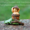 Woodland Knoll Acorn Fairy Baby Figurine