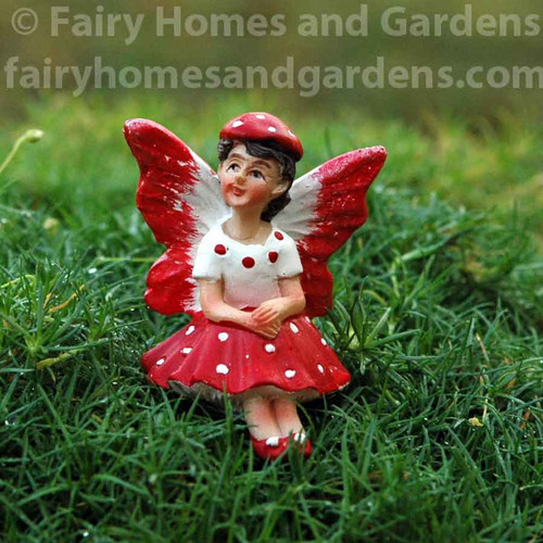 Miniature Mushroom Fairy 'Dottie' 
