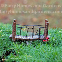 Miniature Mushroom Fairy Garden Bridge