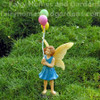 Woodland Knoll Fairy with Balloons Figurine