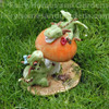 Miniature Dragons Emberz and Scaley Figurine - Overhead View