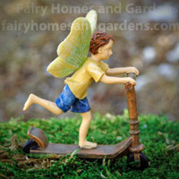 Woodland Knoll Fairy on Scooter