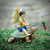 Woodland Knoll Fairy Riding a Tortoise