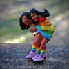 Pride Parade Soul Sisters on Roller Skates Figurine