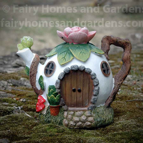 Fairy Garden Teapot House 