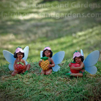 Orchard Fairy Figurines - Set of Three