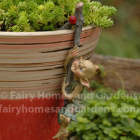 Fairy Baby Flower Pot Hugger Hanger to 4282 Miniature Garden for sale online 