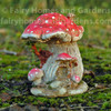 Miniature Red Capped Mushroom Fairy House