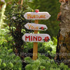 Miniature "Nurture Your Mind" Sign