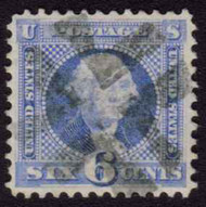 # 115 SUPERB, w/PSE (02/89) CERT, Perfectly centered stamp with light cancel.  This is one of the harder values in the 1869 set to find well centered.  A GEM!