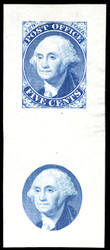#     9x1E1a SUPERB, Dull Blue, Die on India,  Fresh and VERY SCARCE!