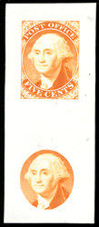 #     9x1E1a SUPERB, Orange, Die on India, Very Fresh and RARE!