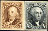 #   3P4 - 4P4 SUPERB, proof on card, large margins and super fresh color, SHOWPIECE!