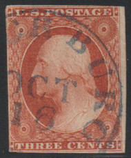 #  10A VF, robust color,  town cancel, NICE!