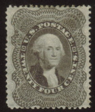 #  37 XF OG H, w/PSE (07/07) CERT,  a super stamp with great color and near perfect centering, usual nibbled perforation which is the normal for this perforation 15 1/2 stamp.   Select!