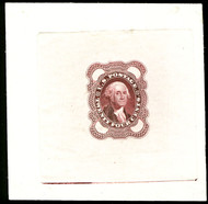 #  70E3 SUPERB, Violet Brown on proof paper, Wonderful condition,  RARE!