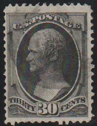 # 143 F/VF, w/WEISS (01/14) CERT, three large margins, small flaws, lighter cancel, NICE PRICE!