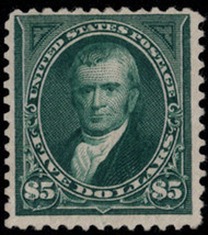 # 263 F/VF OG H, w/CROWE (05/22) CERT, bold color, reperforated and small thins, still a sought after stamp, EXCELLENT EYE APPEAL!