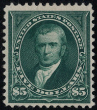 # 263 F/VF+ OG LH, w/PF (03/97) CERT, strong bold color, nearing a VF stamp, very tough issue to find so nice!
