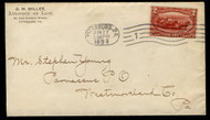 # 286 F/VF, FIRST DAY COVER, w/PSE (02/01) CERT, a very RARE Pittsburgh, Pa, First Day Cover,  FULL and COMPLETE STRIKE of wavy line cancel,  cover a bit reduced from opening, stamp with corner crease,   A VERY APPEALING FIRST DAY COVER!!