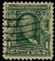 # 300 XF-SUPERB, w/PSE (GRADED 95 (11/13)) CERT, a cheaper stamp, but tough to find in this high grade,   SUPER SELECT!