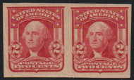 # 320A XF OG NH, Imperf pair, Awesome!
