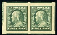 # 343 GEM OG NH, Pair, w/PSE (GRADED 100 (05/18)) CERT, only 1 pair grades higher,  this is a super pair with large margins, super color and no flaws,   SUPER NICE!