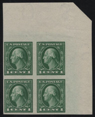 # 408 SUPERB JUMBO OG NH, Corner Margin Block