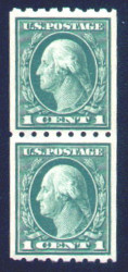 # 410 XF OG NH, pair, A very select pair from a freshly broken roll