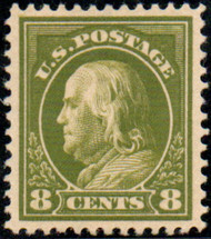 # 414 SUPERB JUMBO OG VLH, w/PSE (2/01) CERT, perfectly centered stamp