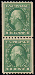 # 441 XF-SUPERB OG NH, Pair, w/PSE (GRADED 90 (03/06)) CERT,  A wonderfully fresh and well centered pair.  This pair certainly looks much better than a 90 as the margins are larger than normal all around.  Super!